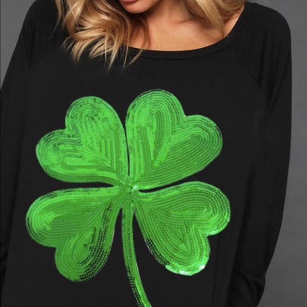 St Patrick’s Day sequin top - Picture 1 of 3